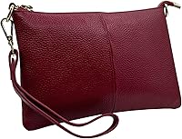 Vista 2 de Beurlike Cartera de cuero para mujer, bolso cruzado pequeño para teléfono