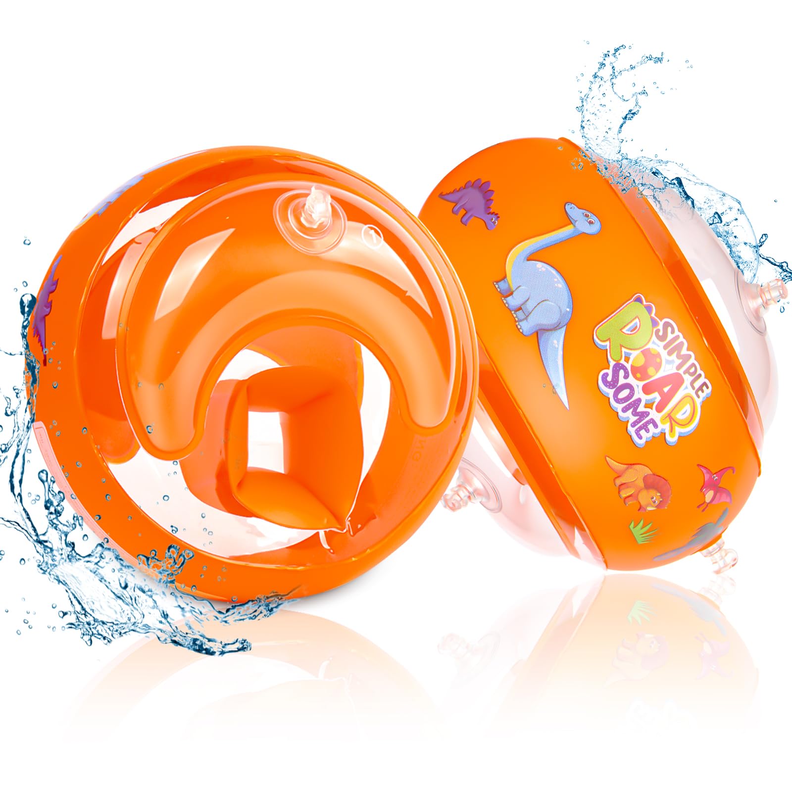 Children's Armrests, Inflatable Sea Armrests, Swimming Armbands Suitable for Children from 1 to 6 Years, 11-30 kg