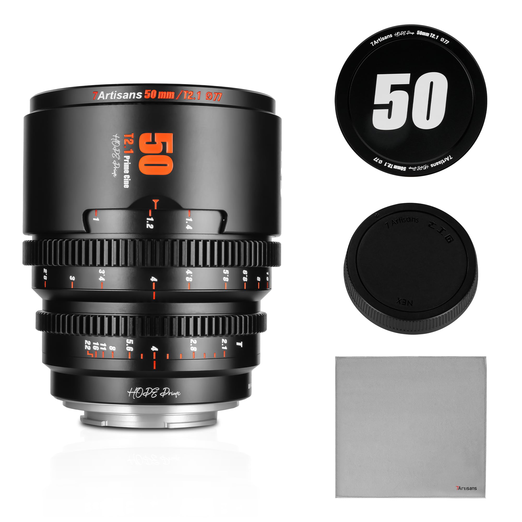 7artisans 50mm T2.0 フールフィルムシネマレンズ Sony E Amazon.com : 7artisans 50mm T2.0 Large Aperture Full Frame