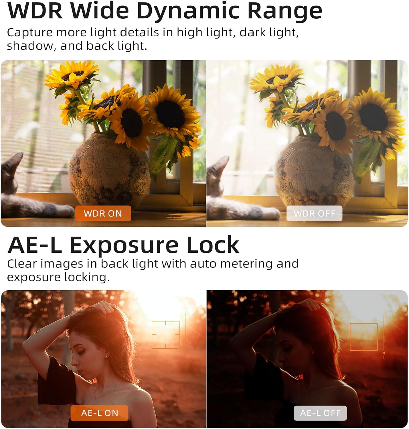 ORDRO M5 4K Video Camcorder - 4K 60FPS WiFi IR Night Vision Handheld Camcorder, 3.5" Screen, 3-Axis Stabilisation, 180 Rotating Lens Portable Camera with 64G Card - Image 8