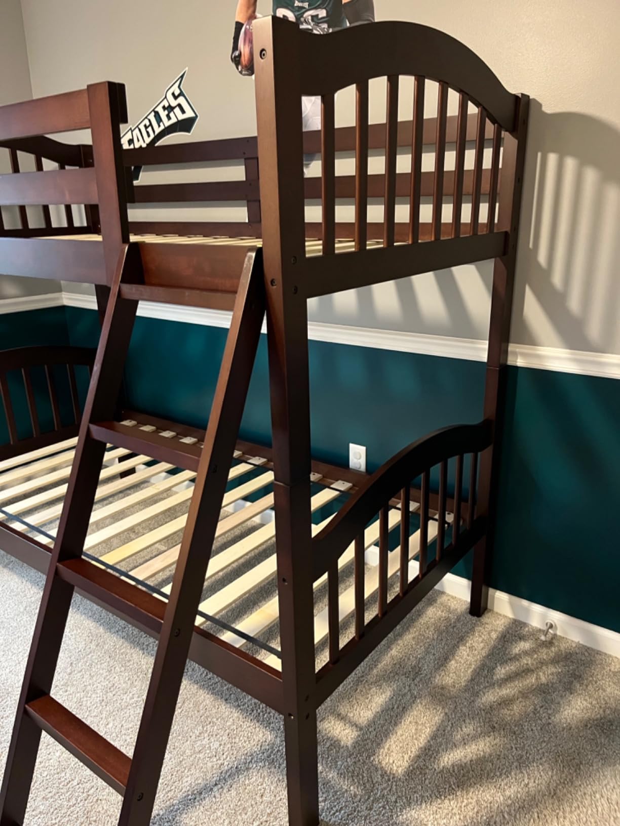 38/mo Finance Storkcraft Long Horn TwinOverTwin Bunk Bed (Espresso