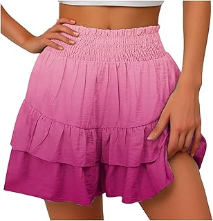 2025 - Moda Mujer Estampado Gran Formato Pantalones Cortos Sexy Pierna Ancha Vertical Casual Culotte Pantalones Elegantes Mujer Boda, RD2., XXL