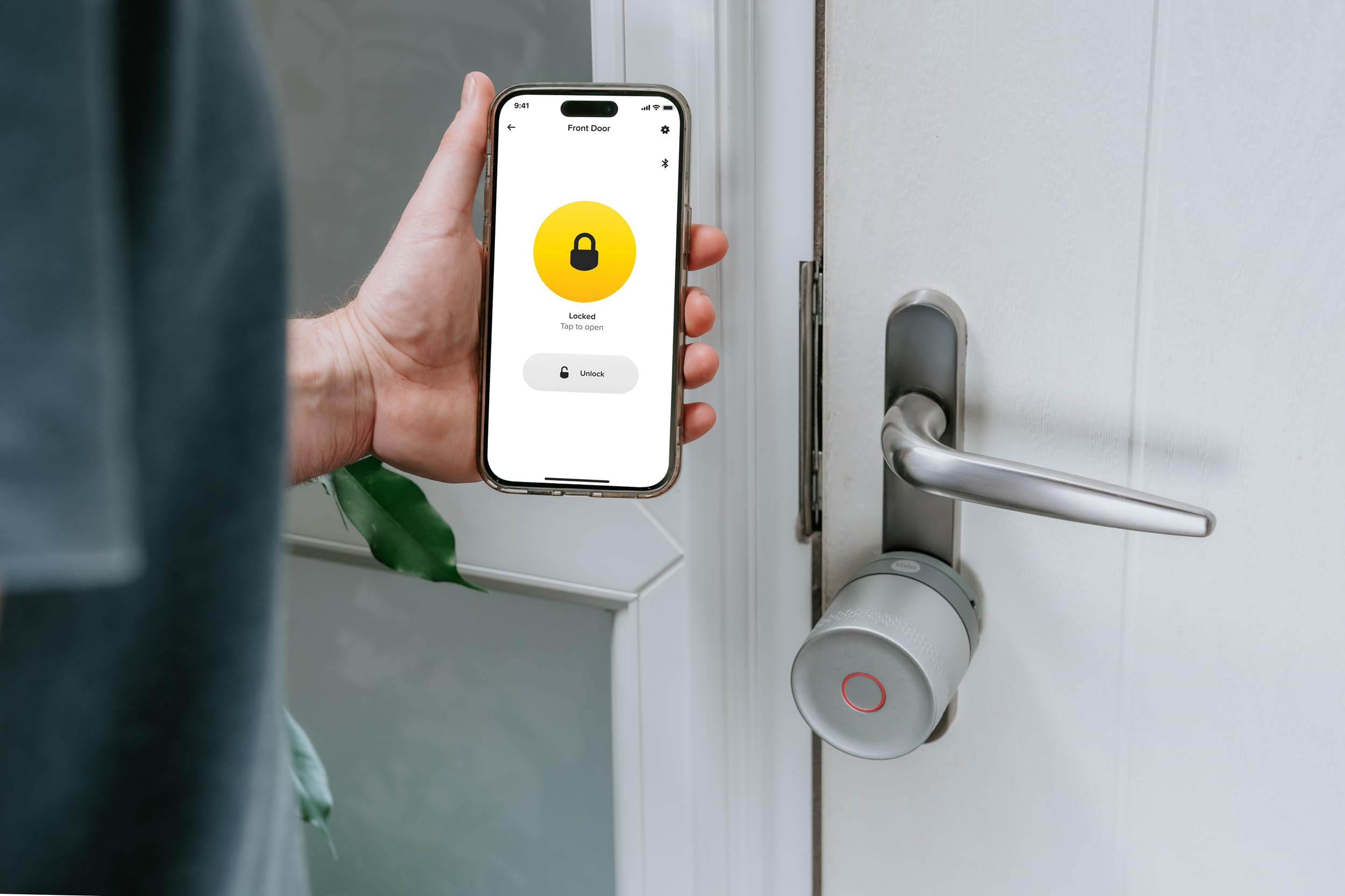 Yale Linus Smart Lock L2 Lite – Argent – 05/109100/SI-UK | Serrure de porte intelligente pour portes d'entrée | Entrée sans clé | Contrôle par application | Installation facile | Clés numériques |