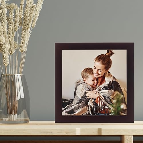 Vista 253 de Lawrence Frames Marco de fotos de madera de nogal, colección de galería, nogal claro, 2.5 x 3.5 pulgadas