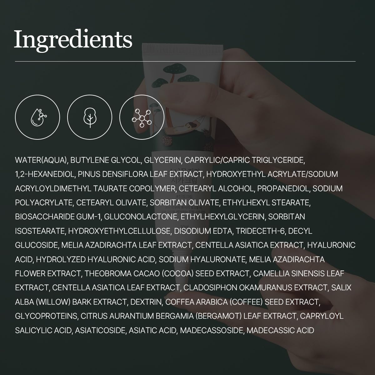 ROUND LAB Pine Calming Cica Cream 1.69 Fl Oz, Low-Acidic Soothing Moisturizer with Pine Cica, BHA + LHA, and Hyaluronic Acid for Skin Barrier Support, Sebum Control, and Hydration, Korean Skincare - Image 8