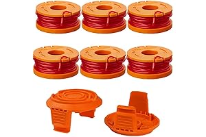 THTEN WA0010 WA0004 Edger Spool Replacement for Worx WG162 Weed Wacker Eater String