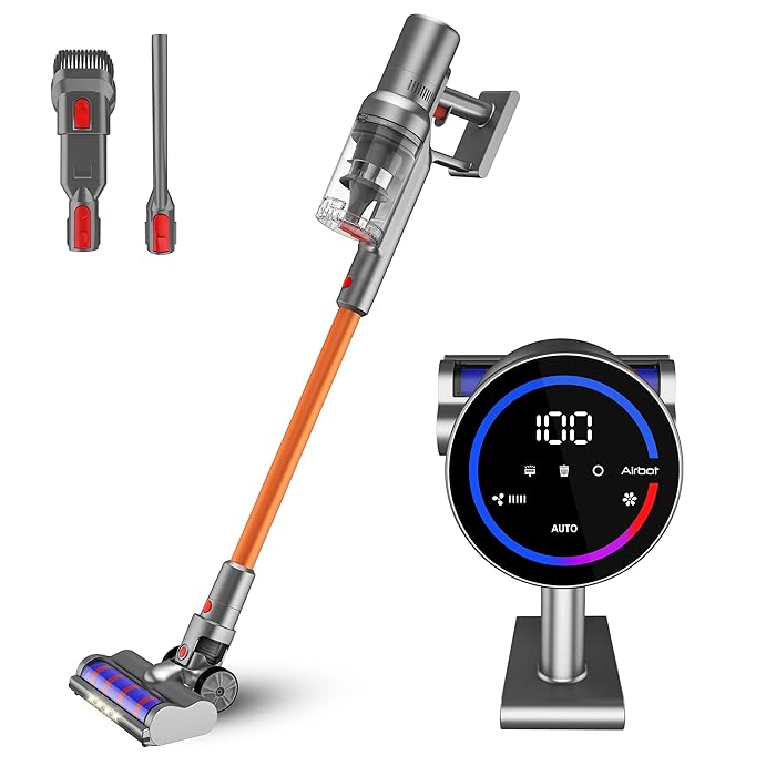 Buy AIRBOT Cordless Vacuum Clearner, 27Kpa LED Power Display Stick
