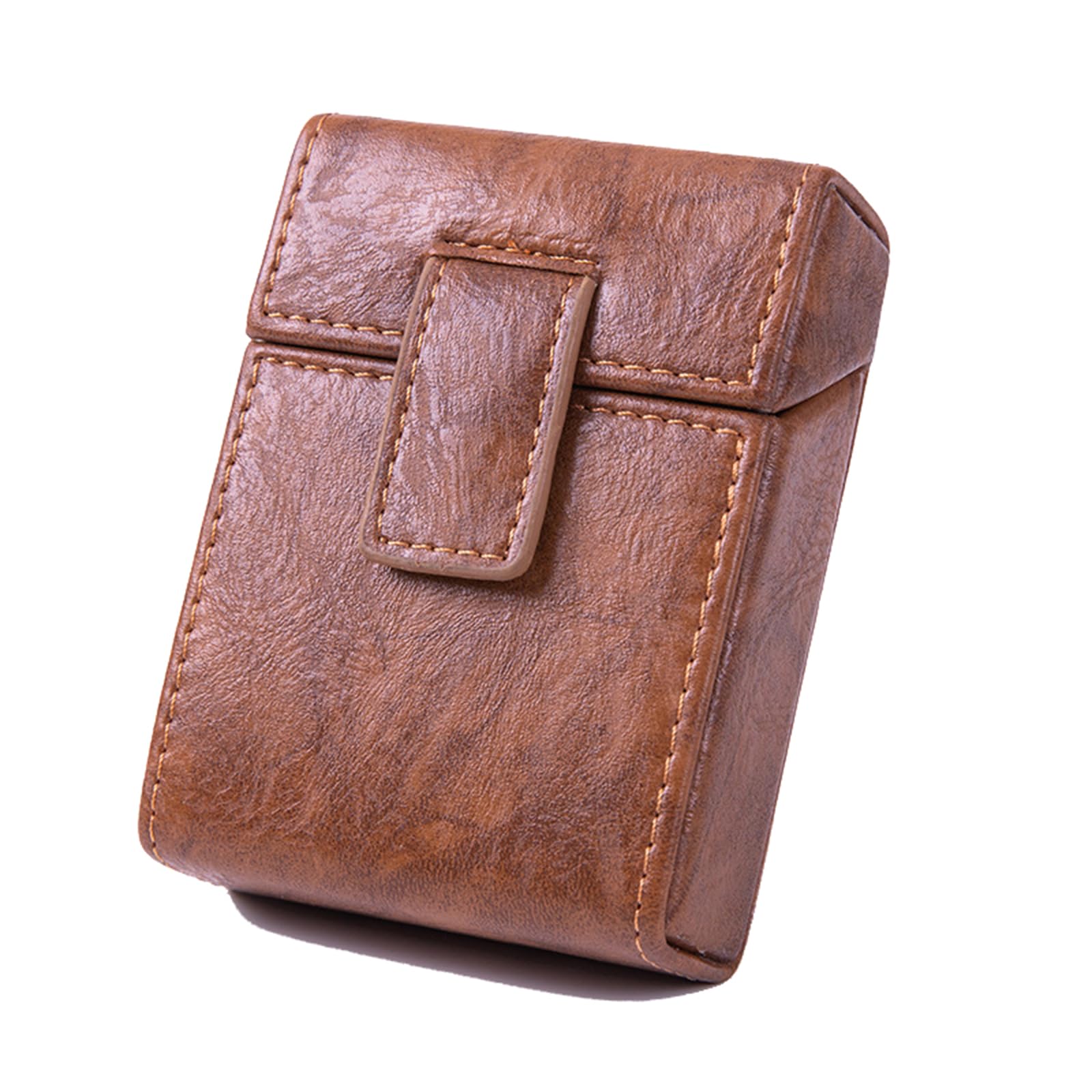 Amazon | シガレットケース PUレザー タバコケース 紙タバコとライター