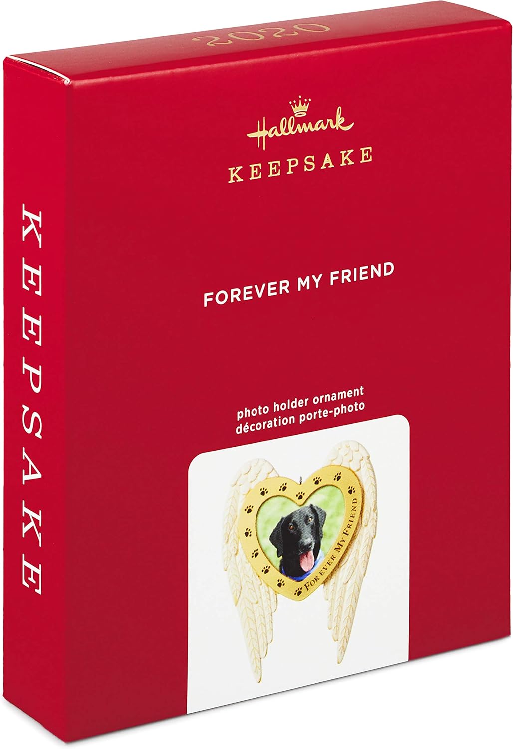Hallmark Keepsake Christmas Ornament 2020 Forever My Friend Pet Memorial Metal Photo Frame