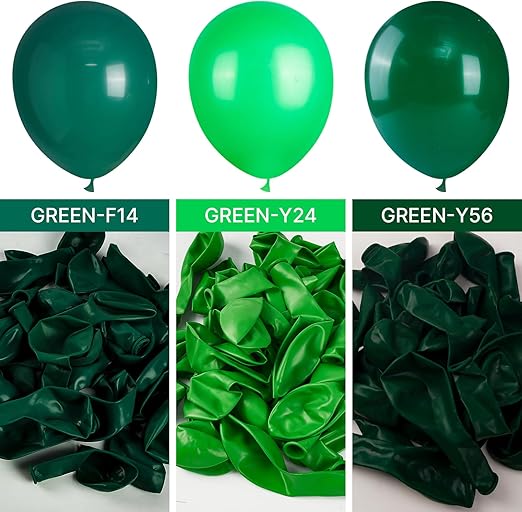 Product image for PartyWoo Dark Brown and Hunter Green Balloons - 5
