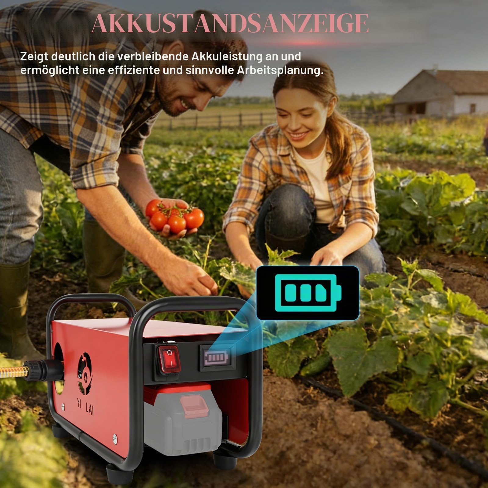 Wasserpumpe Kompatibel mit Makita 18V Akku Elektrische Gartenpumpe