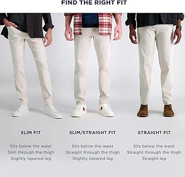 Haggar mens The Active Series Slim Fit Flat Front Casual Pants