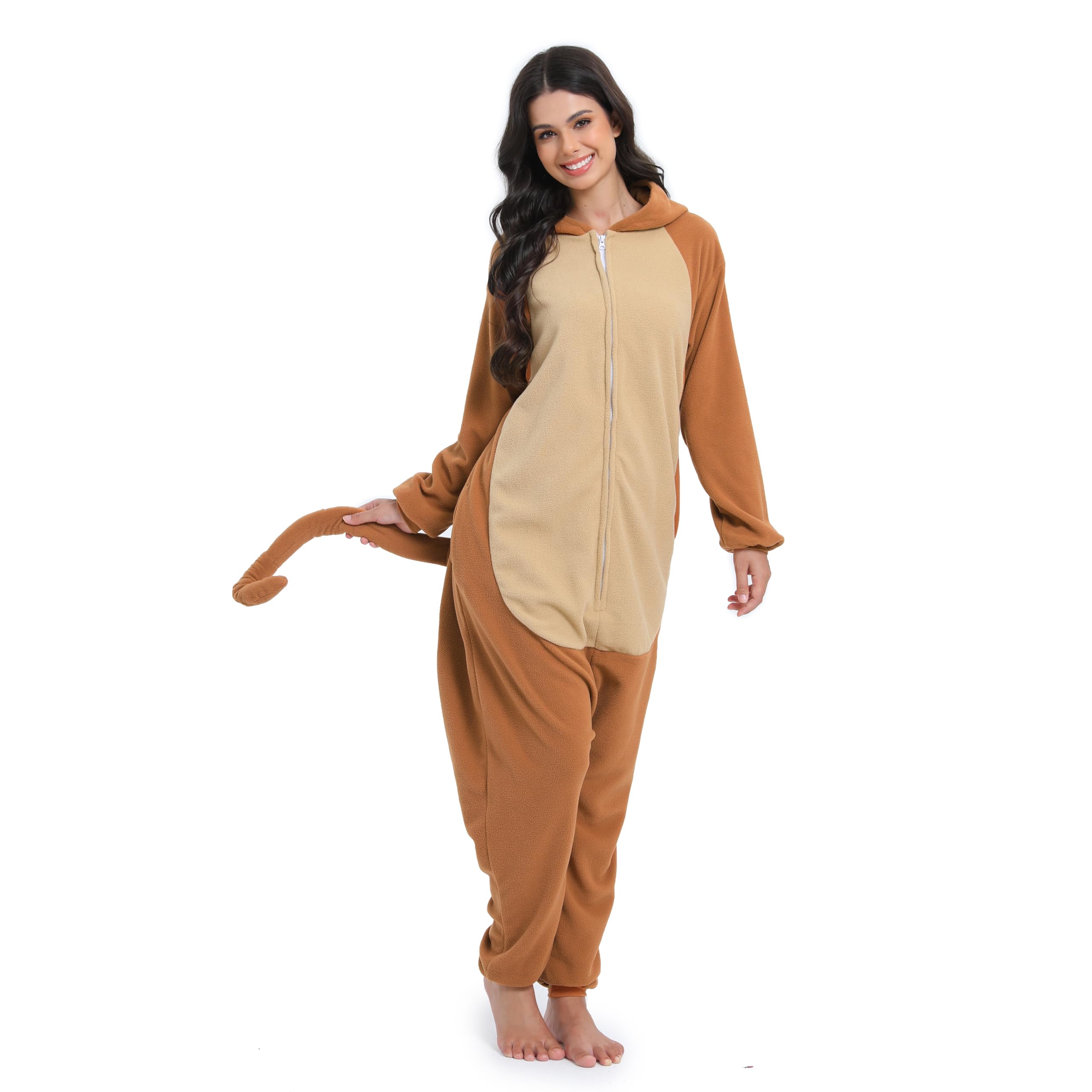 LBJR Pigiama Animali Adulti Cosplay Costume Pigiamone Intero Onesie
