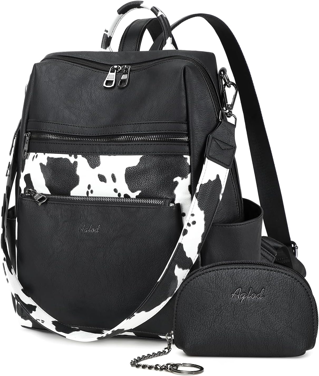 Leather Backpack Purse for Women Designer Ladies Shoulder Bag Fashion Faux Work Travel Handbags