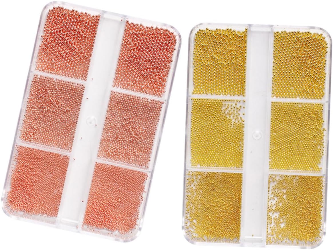 Mipcase Nail Art Beads Mixed Beads for Crafts Women for Decorative Nail Unique Art Accessories