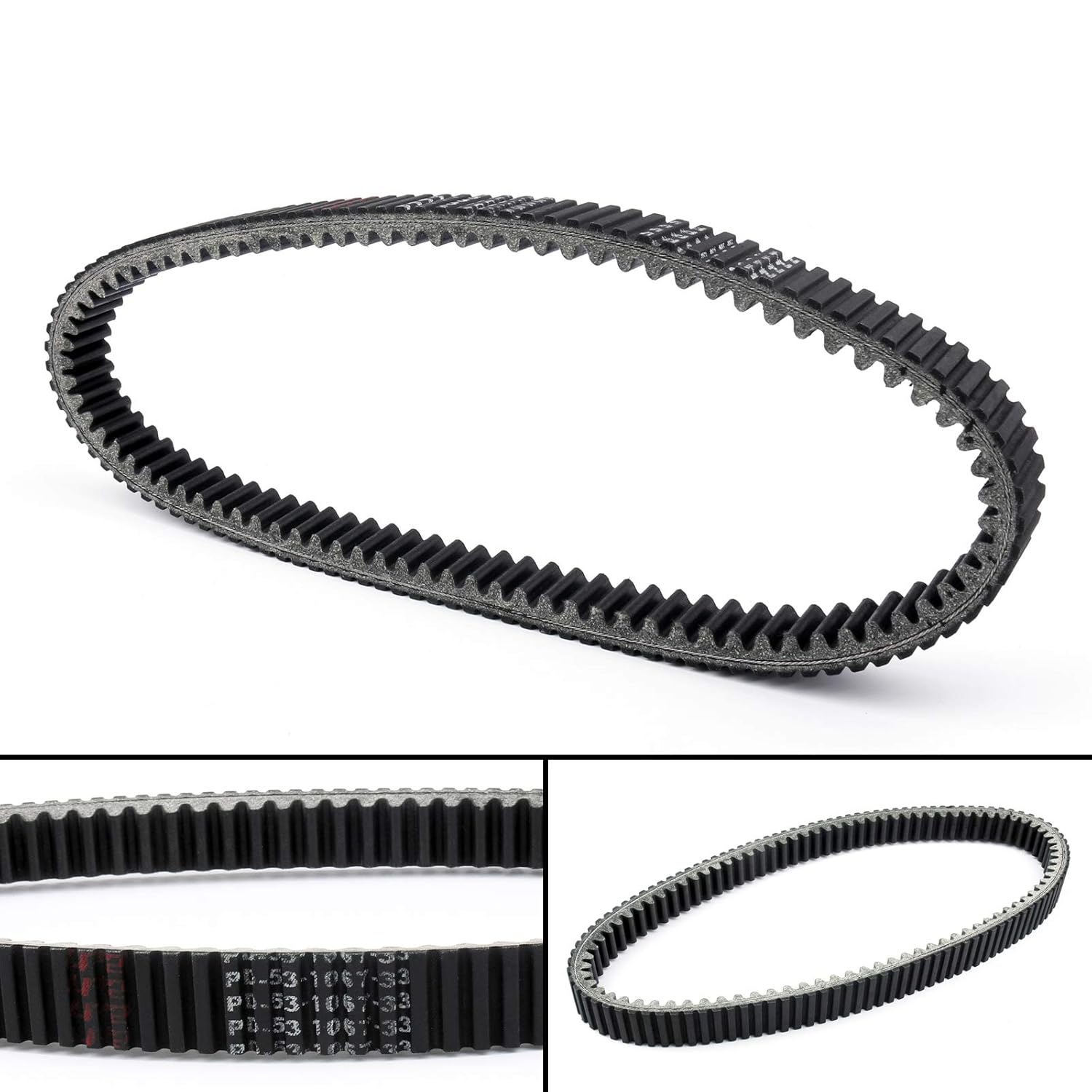 Areyourshop Motorcycle Drive Belt, Replacement Transmission Belt 59011-1060, 59011-1069 fits for Kawasaki KVF400 Prairie 400 4X4 1997-1998, KVF400 Prairie 400 2x4 1998