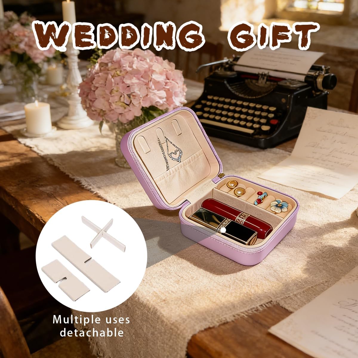 24 Pcs Travel Jewelry Box,Portable Mini Leather Jewelry Case Organizer without getting tangled together for Earrings,12 Colors