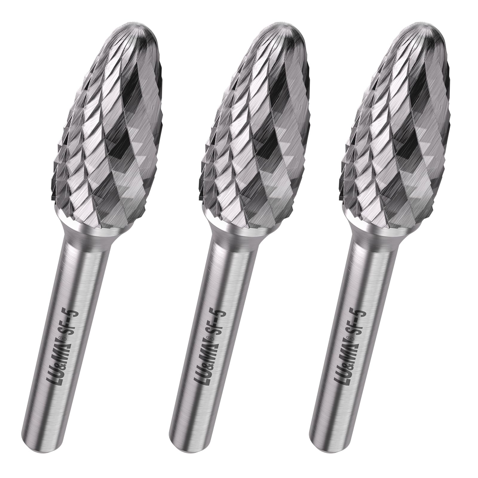 LU&MN Tungsten Carbide Burr Set, 1/4" Shank, 10 Pcs — Amazon image 20