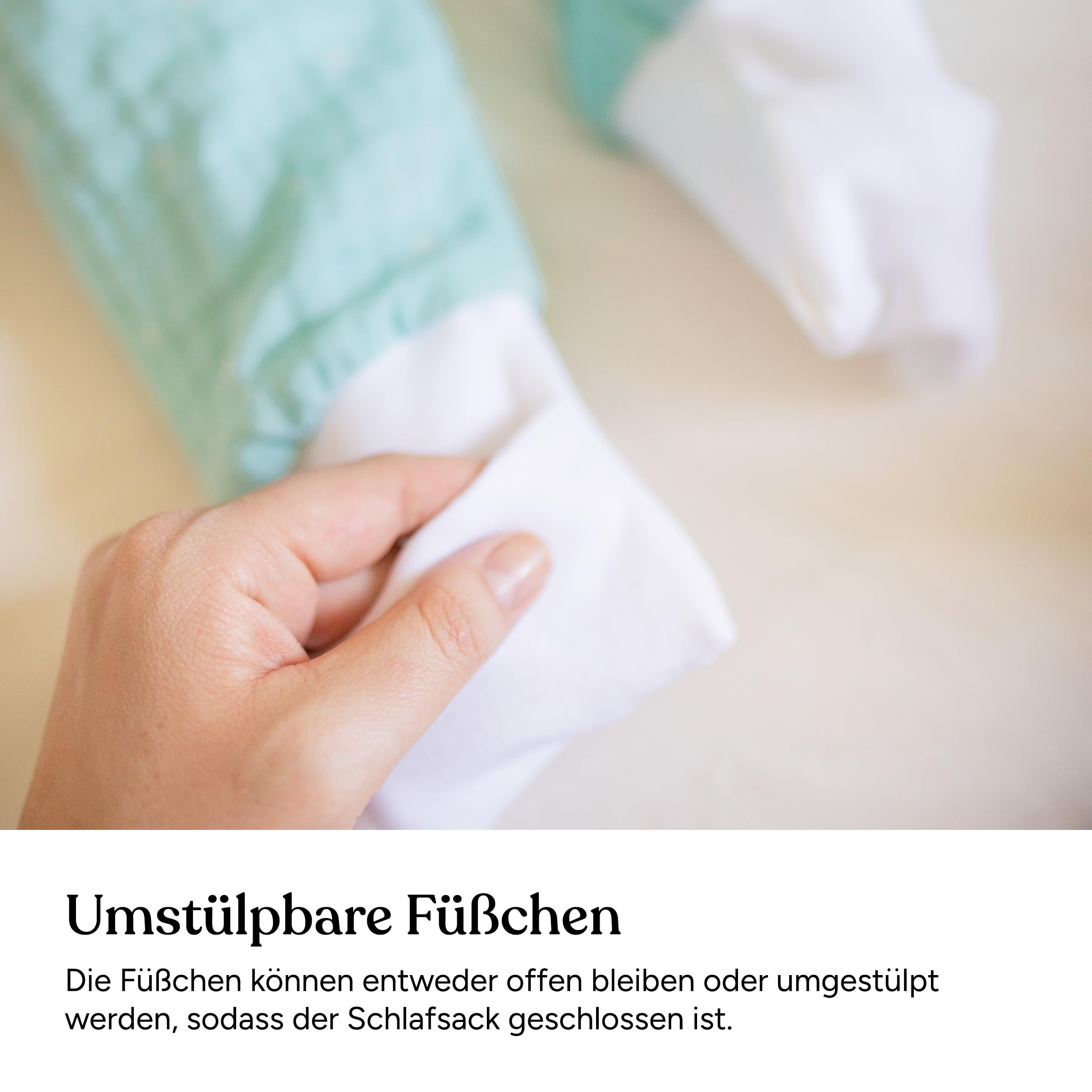 Ehrenkind® Schlafsack mit Füßen | Musselin 0.5 TOG | Babyschlafsack mit 100% Bio-Baumwolle OEKO-TEX