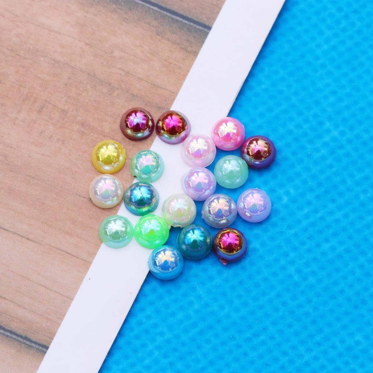 Flat Bottom Half Pearls ABS 700 Pcs for DIY Craft and Nail Art