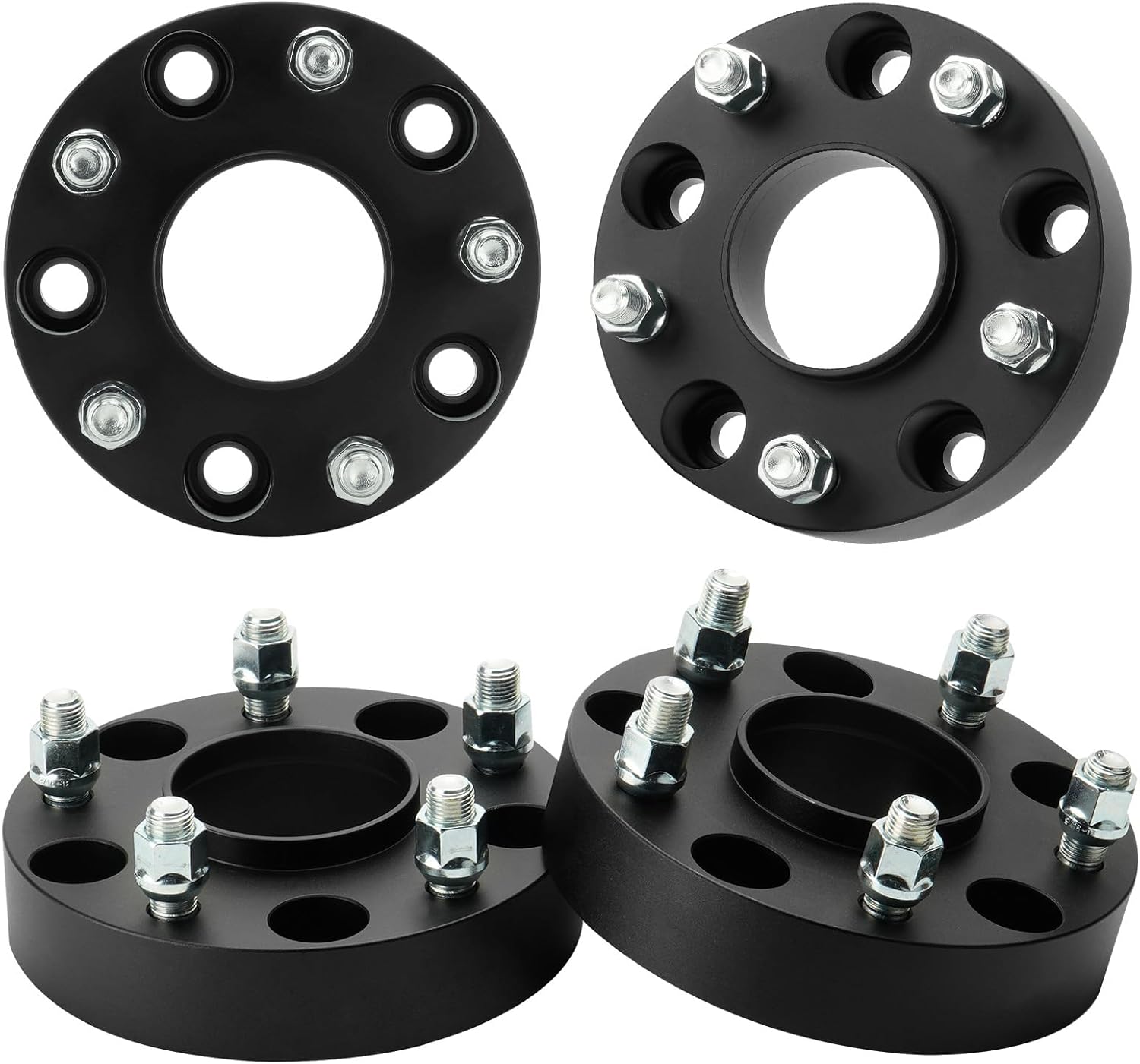 Aeagle 5X5.5 Hubcentric Wheel Adapters 1.5" for 2002-2010 Dodge Ram 1500, 5x139.7 Forged 5 Lug Wheel Spacers with 9/16-18 Studs 77.8mm Bore 4PCS