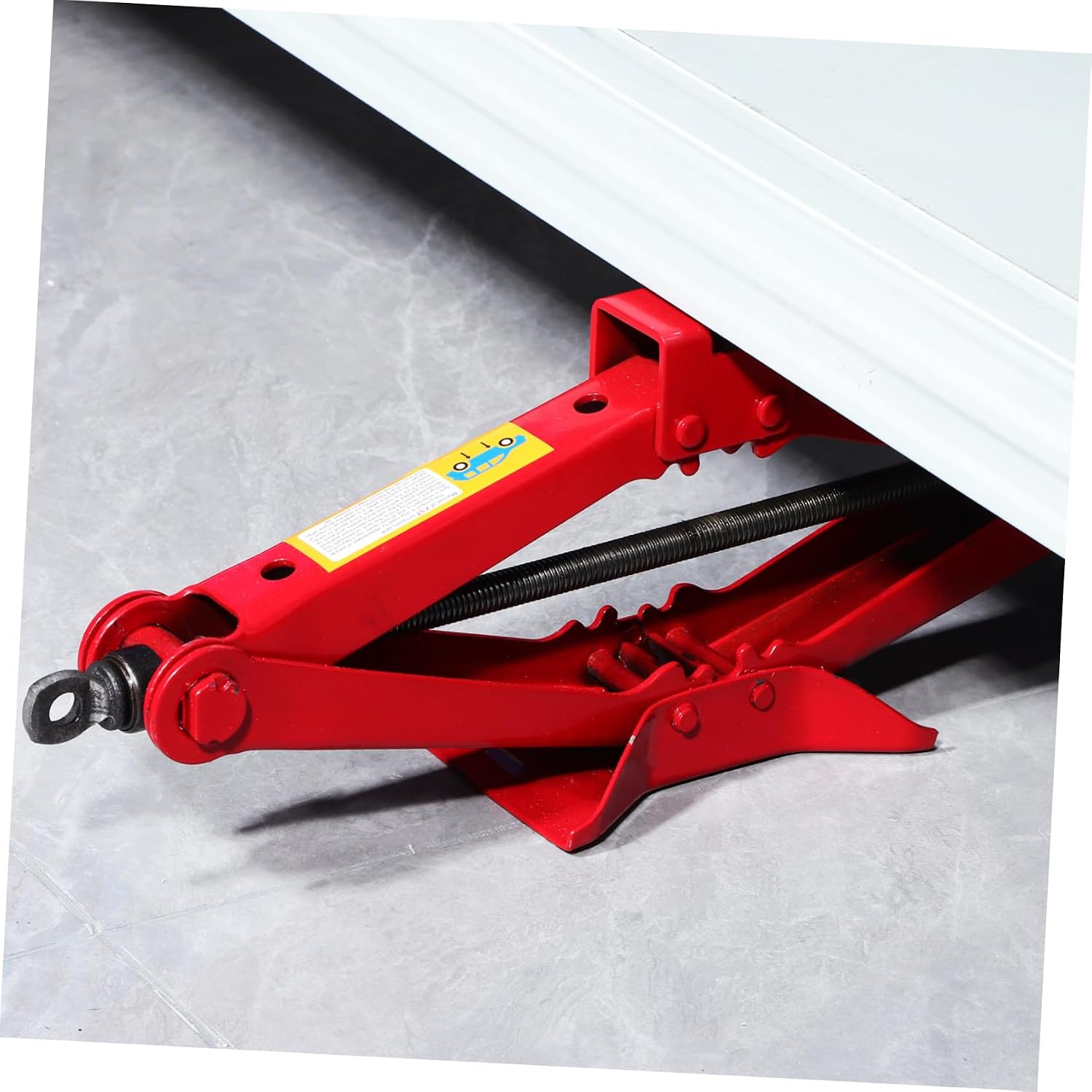 Amosfun Car Scissor Jack Tire Changing Tool Portable Scissor Lift for Cars RVs and Motorcycles Heavy-Duty 1 Ton Capacity Handle for Easy Lifting and Stabilization