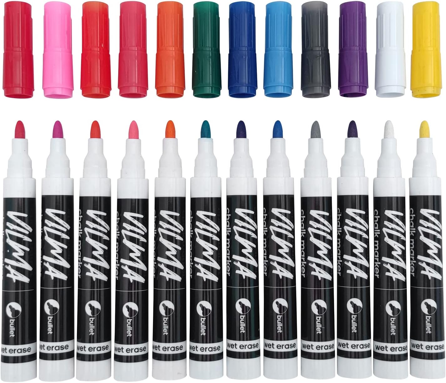 VILMA Liquid Chalk Markers Window Markers for Cars Glass