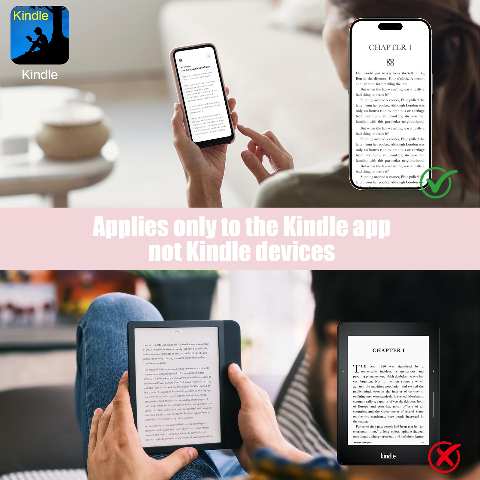 TikTok - Anello di scorrimento Bluetooth per tablet Kindle, iOS, Android, fotocamera, registrazione video, con caricatore (rosa)