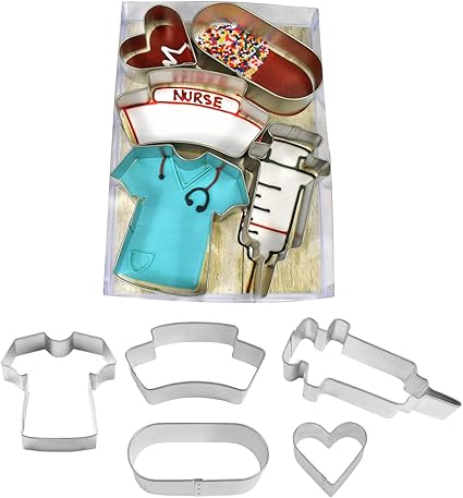 Amazon com: R M International Nurse Cookie Cutter Set of 5 One Size Amazon com: R M International Nurse Cookie Cutter Set of 5 One Size