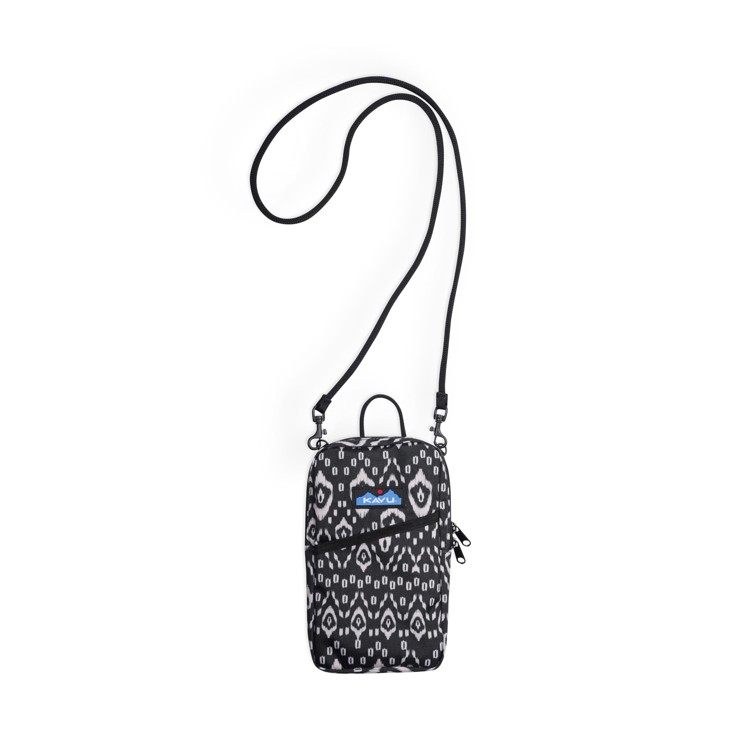 KAVU Essential Case Zip Crossbody Wallet with Rope