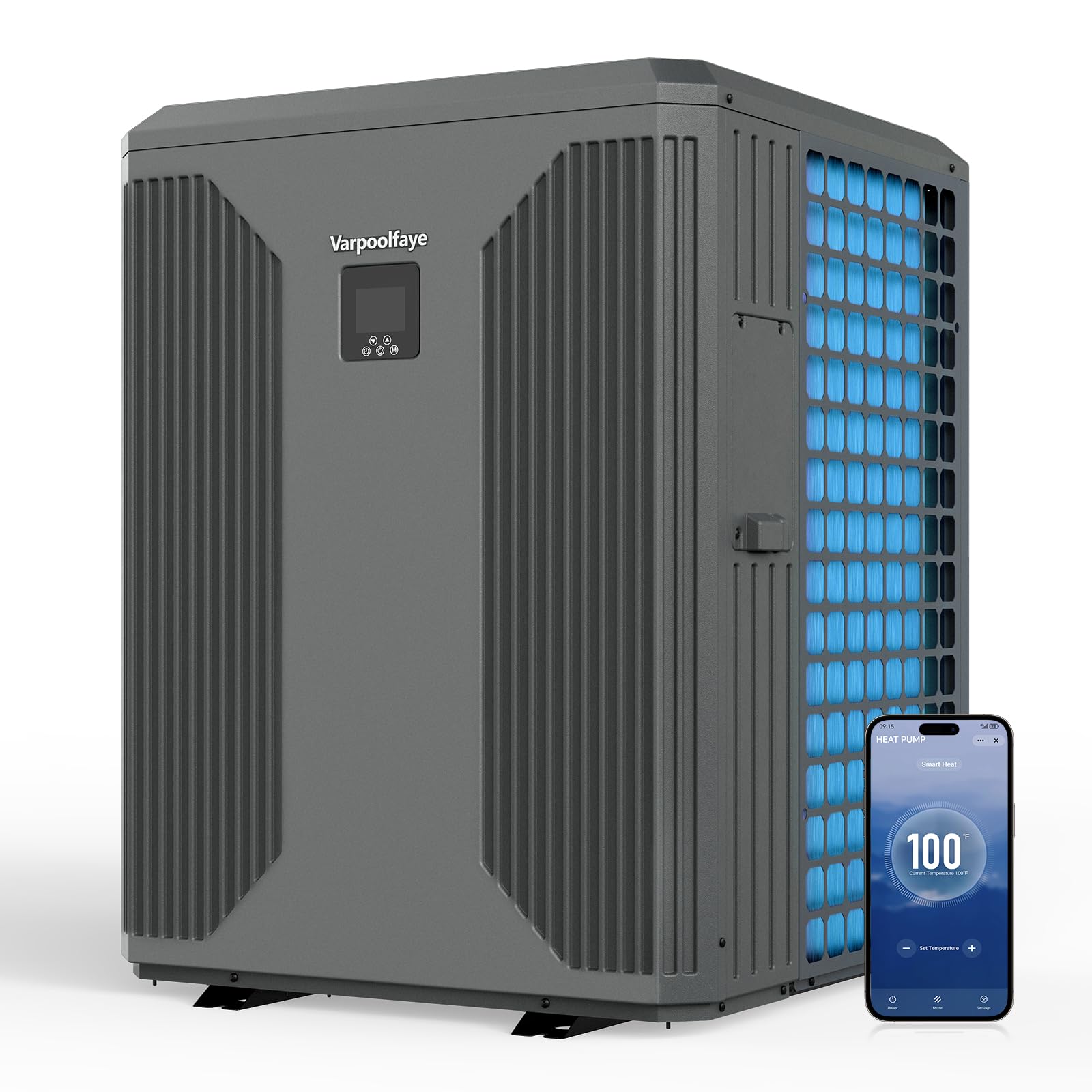 Varpoolfaye 140000 BTU Inverter Pool Heater main unit