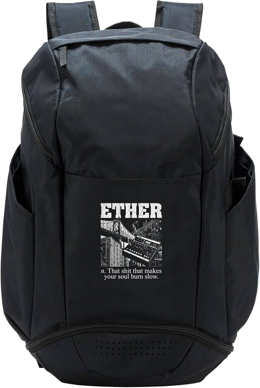 Ether Tshirt Music Rap Oldschool Hiphop Urban Streetwear Sport Backpack