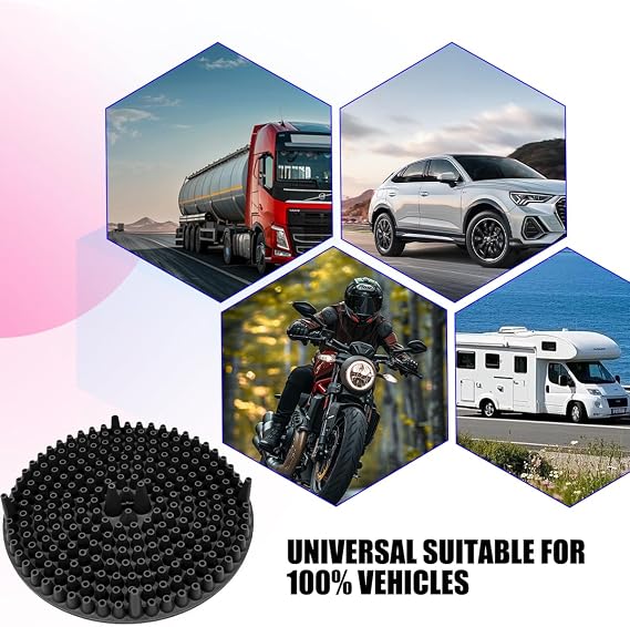 2PCS Car Wash Bucket Grit Trap Insert, 10.2 Vehicle Detailing Washing Filters for Dirt & Debris Trapping, Auto Collecting Sediment Cleaning Tool, Universal for SUV Sedan Truck (Black)