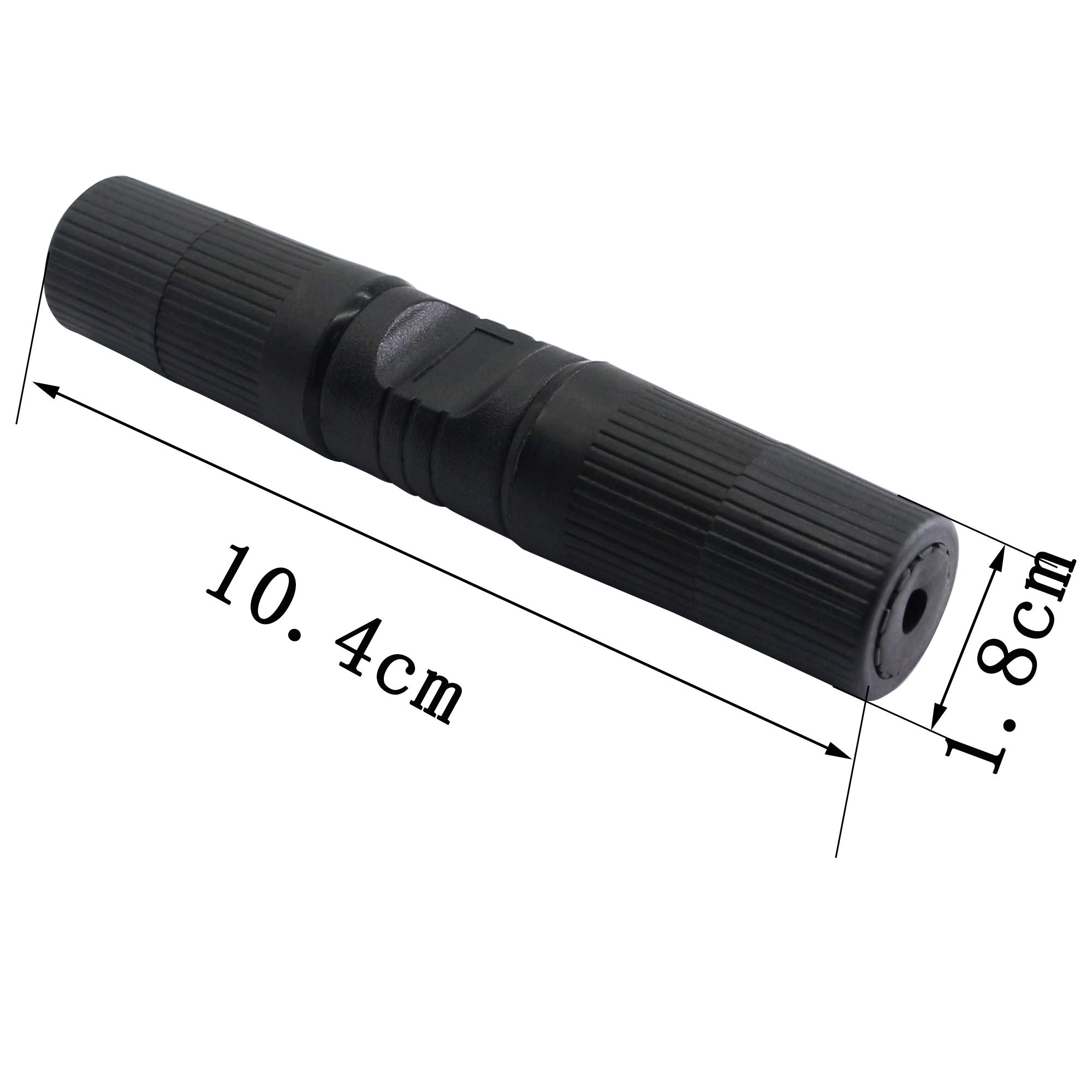 Wodoodporne Złącze RJ45 KANGPING, IP67 Ethernet Kabel Sieciowy Podwójny Wtyk Zewnętrzny LAN Adapter do Cat5/5e/6 8P8C (2-pak)