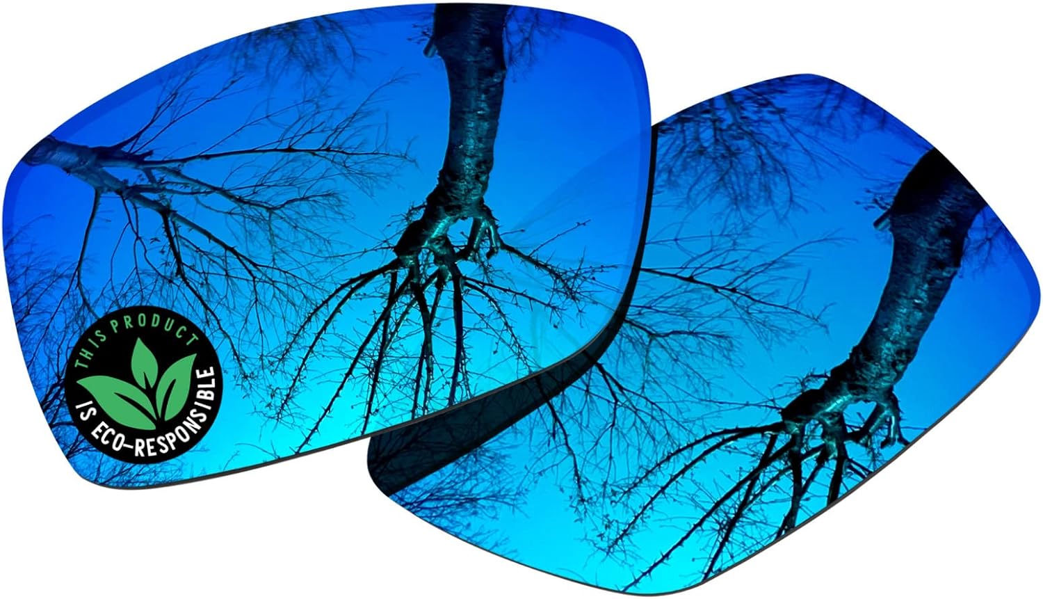 Raydi Polycarbonate Replacement Lenses for RayBan Liteforce RB4179 62mm Square Sunglasses