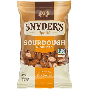 Snyders of Hanover Sourdough Nibblers Pretzels, 16 Oz