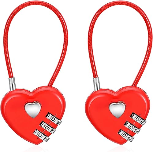 Paquete de 2 candados de combinación de 3 dígitos, mini candado de combinación impermeable, candado de combinación pequeña, lindo candado con número