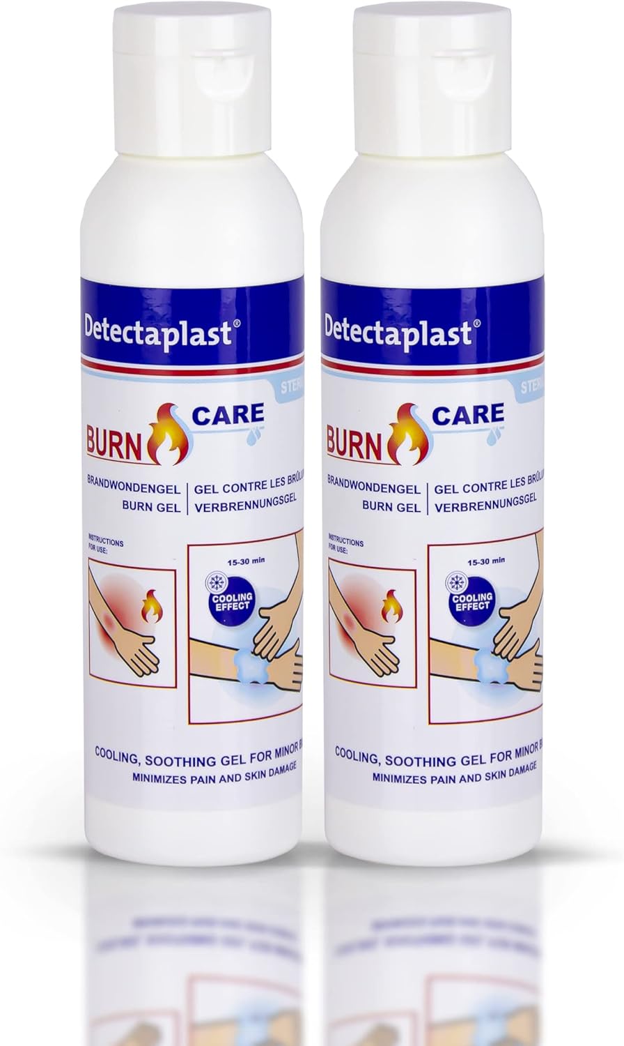 Detectaplast Brand und Wundgel für Verbrennungen (118ml, 2 Stück) Hydrogel Brandsalbe bei