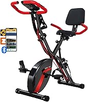 Vista 17 de BARWING Bicicleta de Ejercicio Estática para Entrenamiento en Casa, Bicicleta de Interior Plegable de 5 en 1 para Personas Mayores, Capacidad