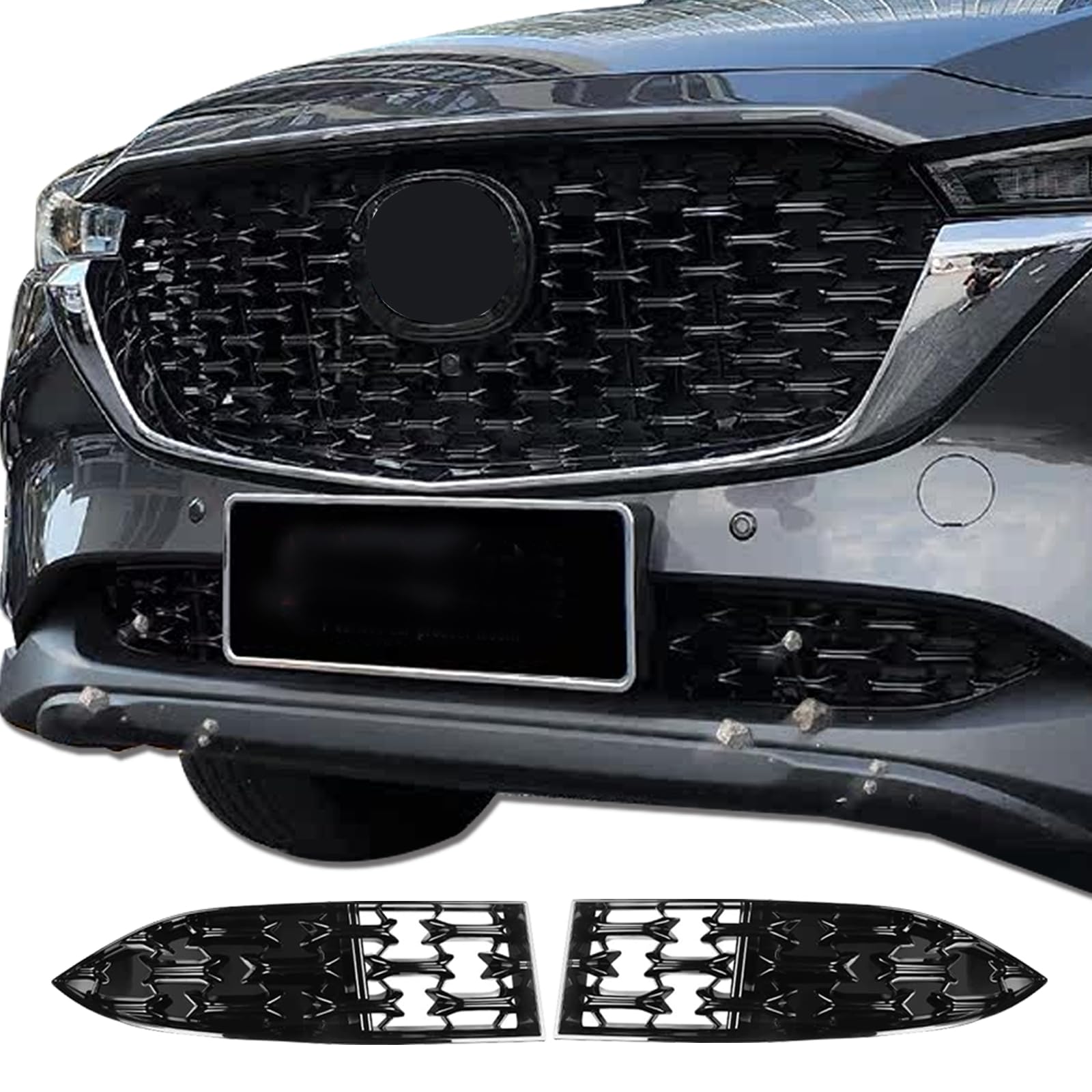 Amazon.com: Compatible with Mazda CX5 accessories Front Grill Mesh