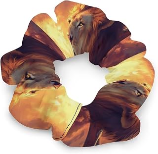 Christian Lion Of Judah Ea-gle Hair Ties Soft Scrunchies Ponytail Holders Hair Bands Elastics Hair Accessories For Women