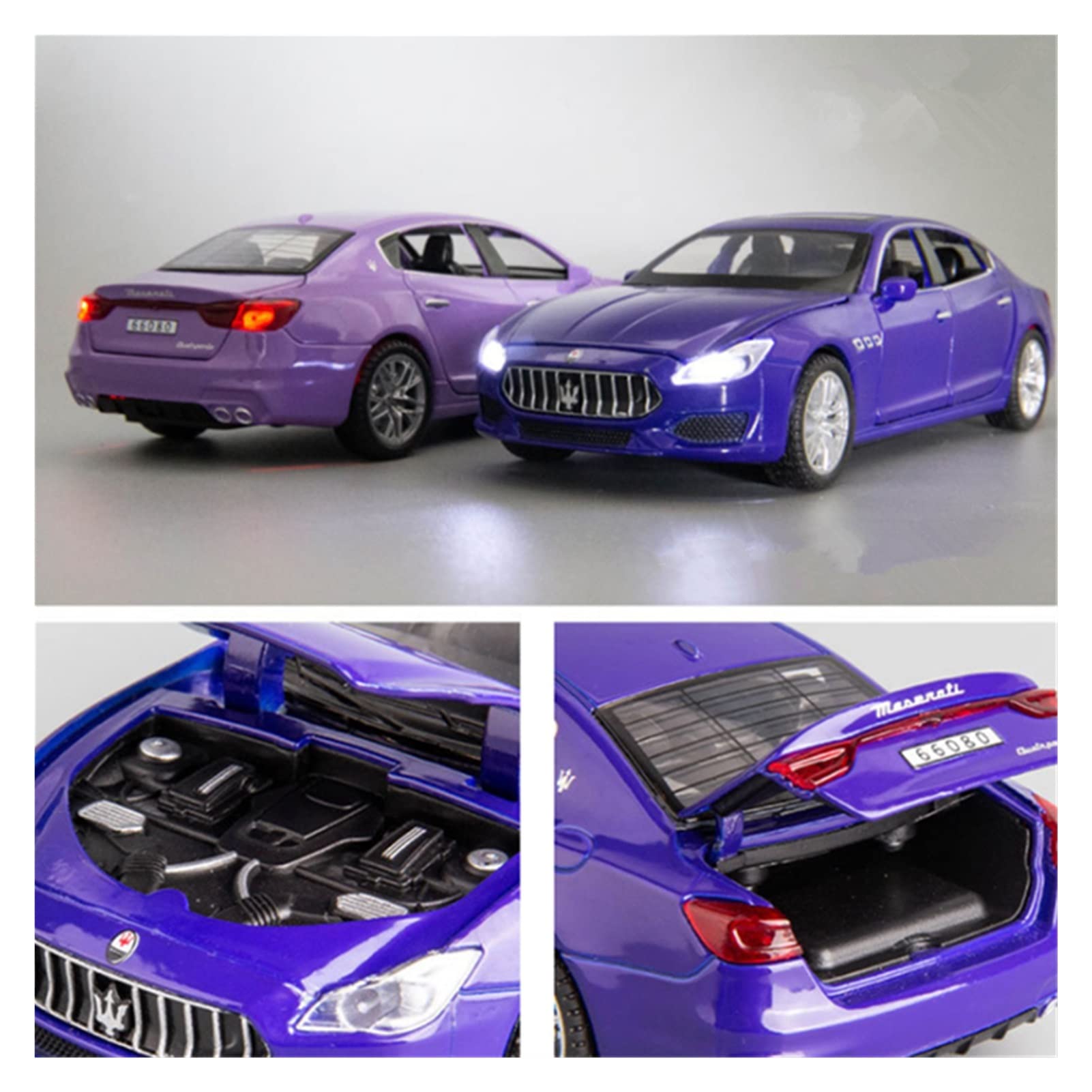 Amazon.com: MING ZHEN Toy car Model 1:32 for Maserati Quattroporte