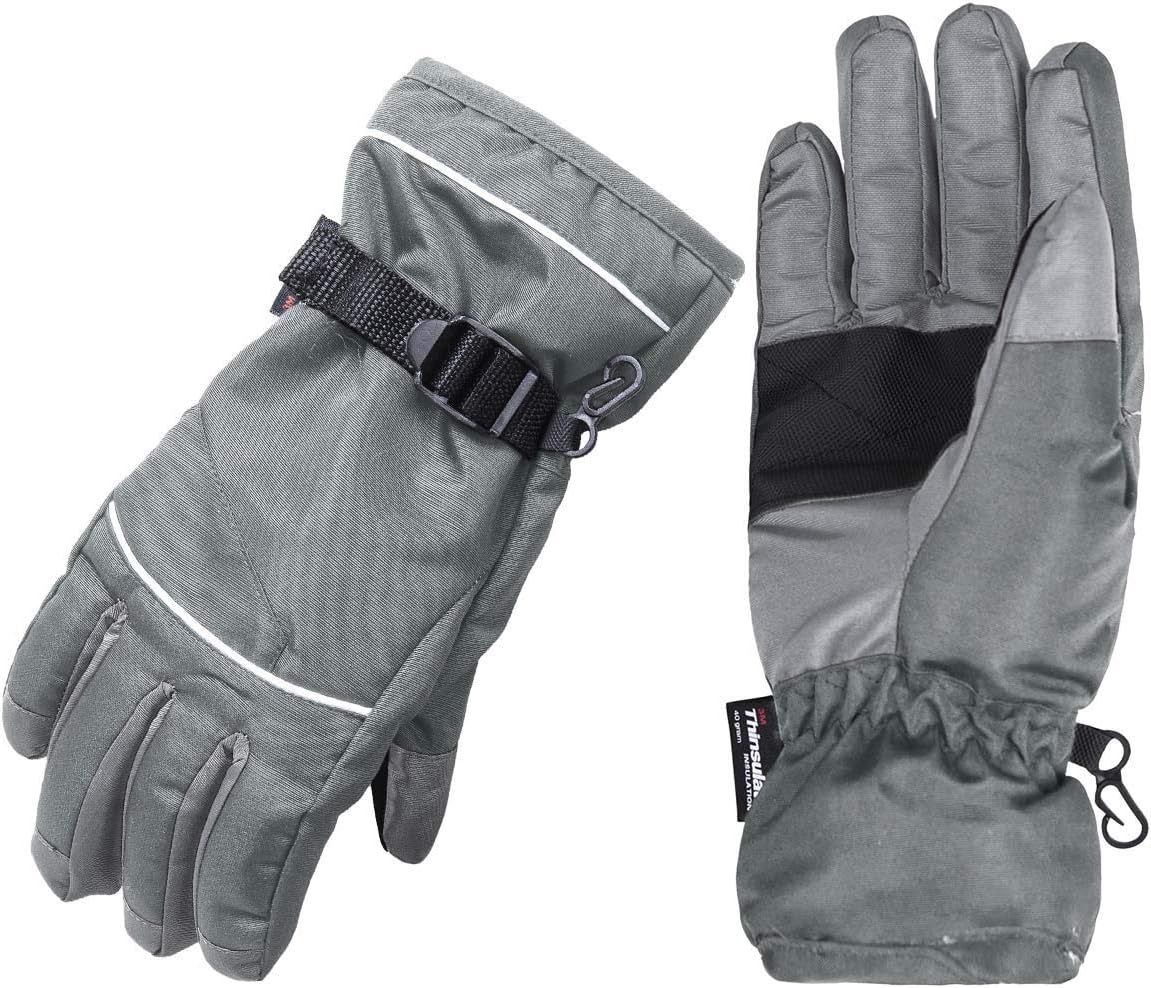 Wantdo Men's Waterproof Insulated Winter Warm Ski Snowboarding Gloves