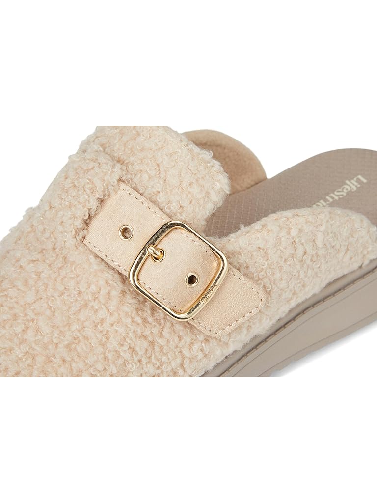 Tan LifeStride Vibe-cozy Mule/Clog Shoes