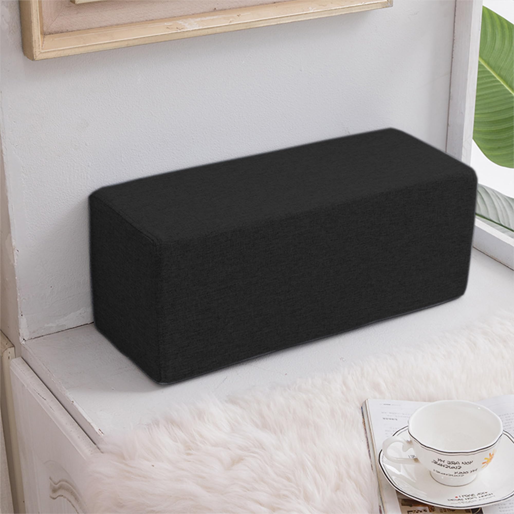 XXIUDEE Custom Size Bed Space Filler, Reading Cushion for Body Lumbar Backrest, Sofa Armrest Cushion, Detachable and Washable Headboard, Support Pillow (60x15