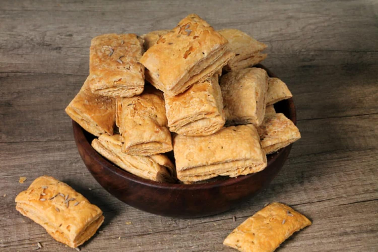 Ghotaram Bakerystyle Plain Khari Puff/khari battis Plain Puff Snack