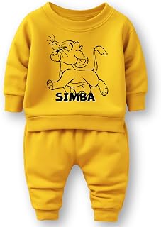 minicult cotton Kids Coords Tshirt and pant set with LION KING Character Prints Price In India