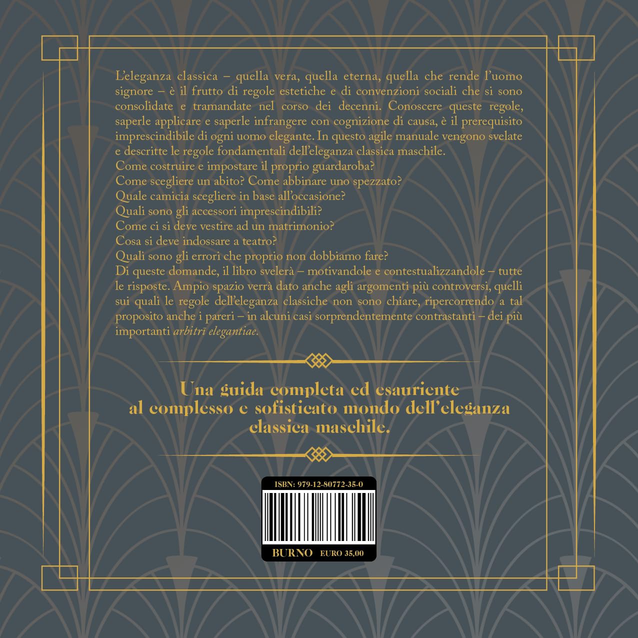 Manuale di eleganza classica maschile
