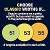 MyONE Custom Fit Classic Sized Condoms | Tailored Width & Length | Max Pleasure | Triple Tested Softer Latex | Lubricated | Nontoxic, Vegan, Non-GMO | 55E: Width 55 mm (55), Length 144 mm (E)