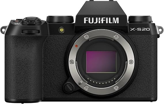 Fujifilm Mirrorless Digital Camera X-S20 Lens Kit XC15-45 In-Body Image Stabilization Vlog Mode Equipped More Than Double the Shooting Capacity of Previous Models 800 shots AUTO Subject Detection